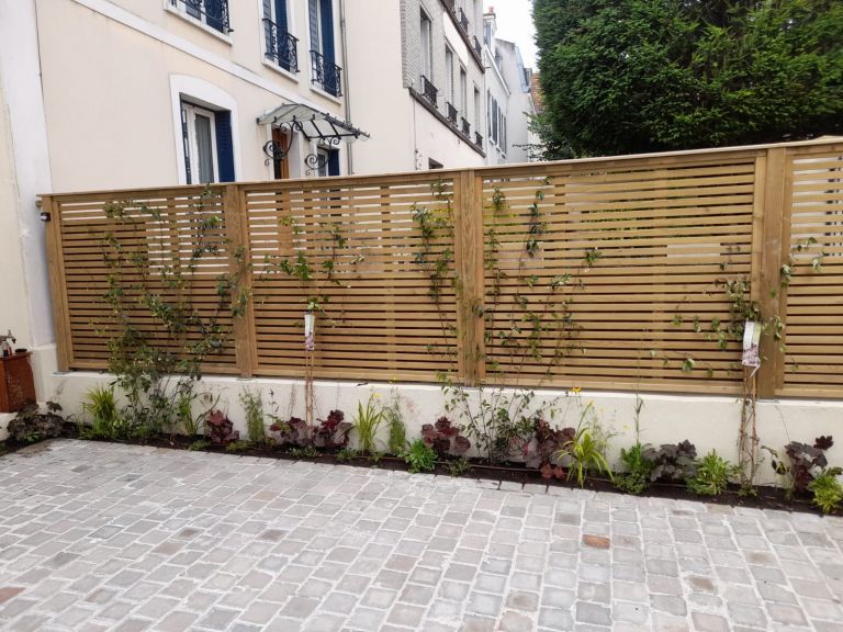 Palissades bois - Paysagistes Les Jardins du Roy Paris