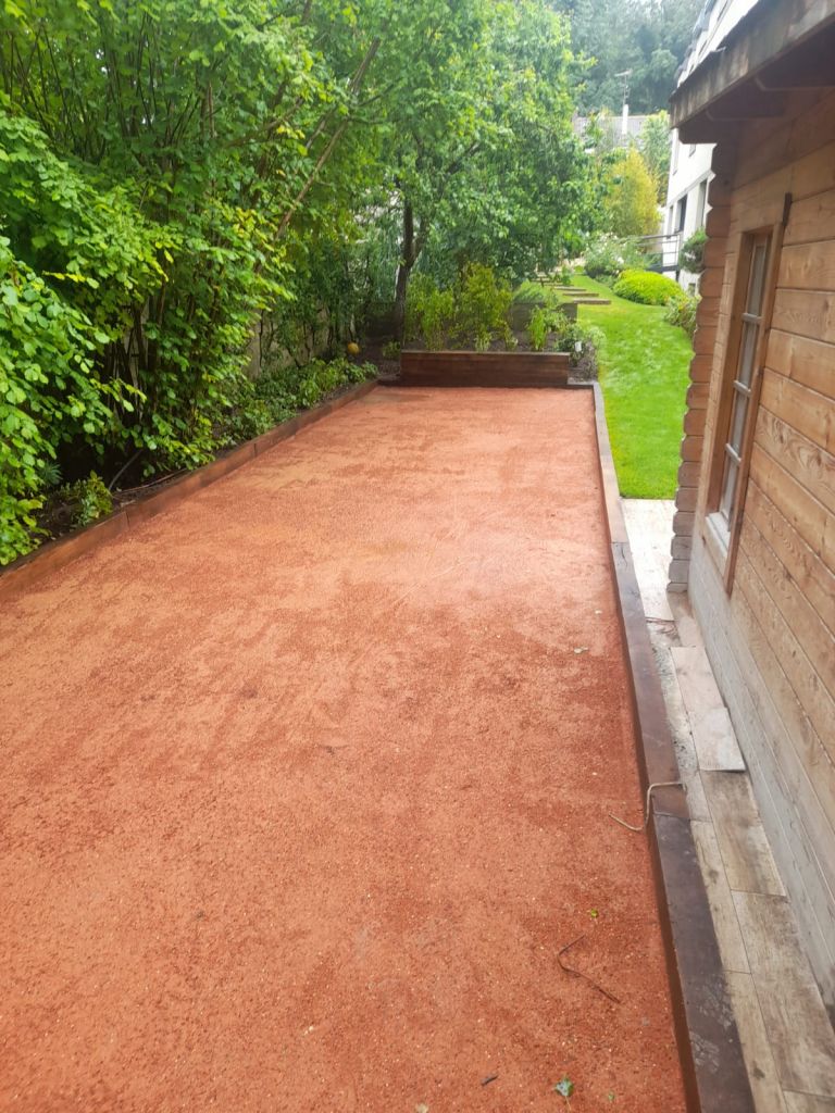 Terrain de pétanque - Paysagistes Les Jardins du Roy Paris