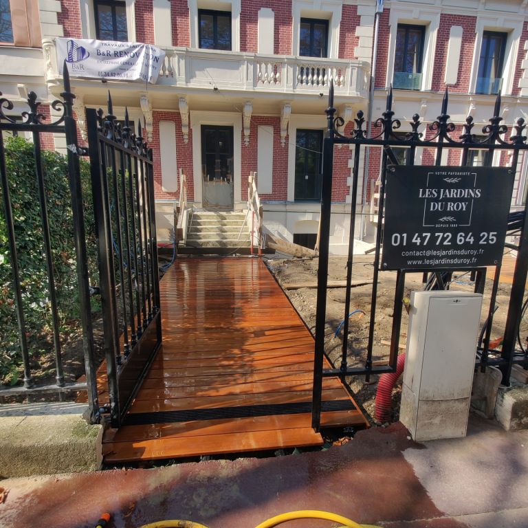 Terrasse GRAD® en Ipé - Paysagistes Les Jardins du Roy Paris