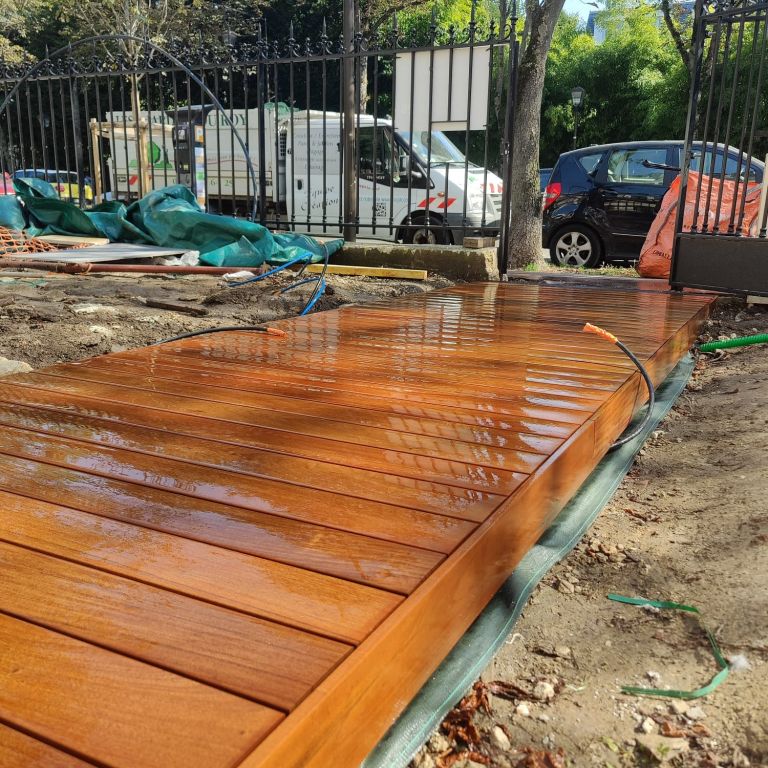 Terrasse GRAD® en Ipé - Paysagistes Les Jardins du Roy Paris